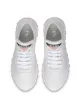 Prada top stitched runner sneakers