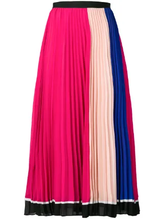 self portrait pleated skirt