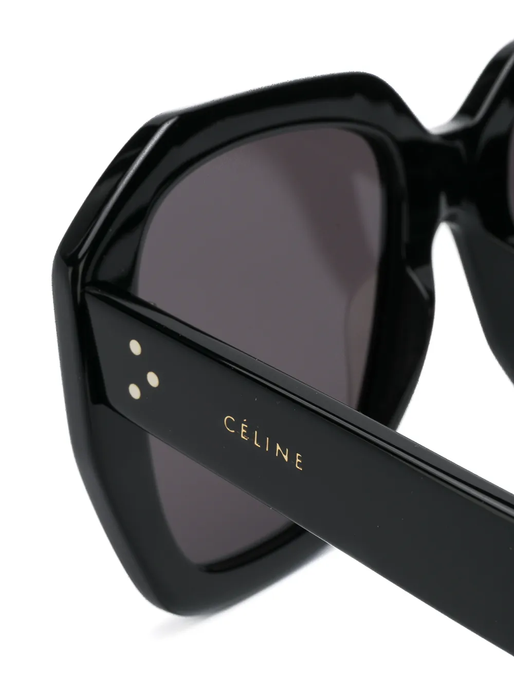 фото Celine eyewear солнцезащитные очки в массивной оправе