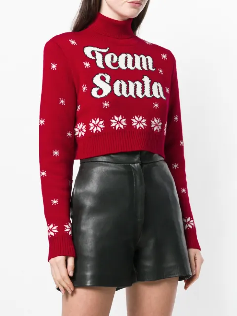 team santa sweater