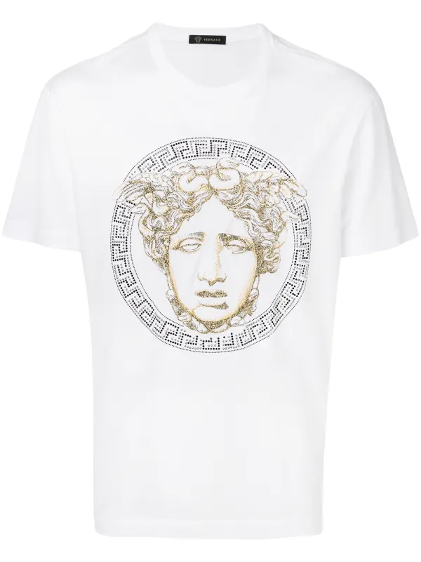 Versace Medusa Logo T-shirt | Farfetch.com Versace Medusa Logo T-shirt | Farfetch.com