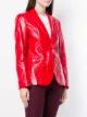 MSGM crocodile effect blazer