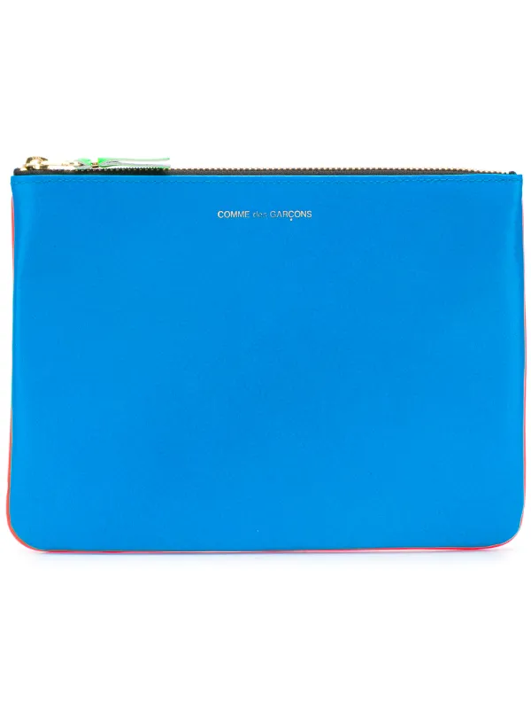 comme des garcons wallet blue