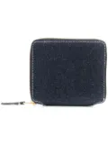 Comme Des Garçons Wallet zip-around denim wallet - Blue