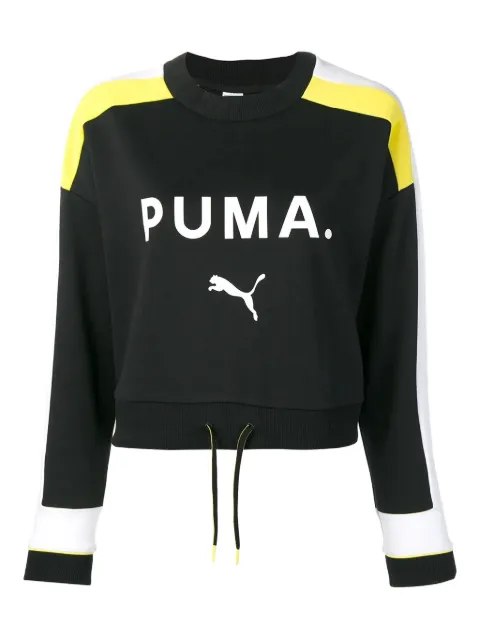 PUMA drawstring logo sweatshirt