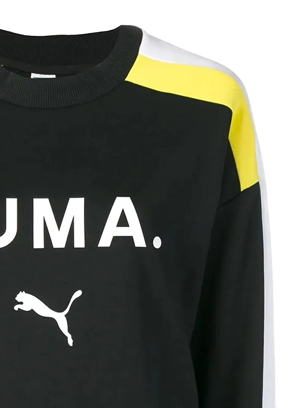  Puma Drawstring Logo Sweatshirt - Black 