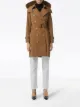 Burberry Detachable Hood Taffeta Trench Coat