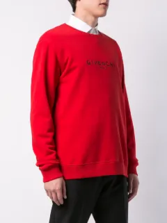givenchy sweater red and black