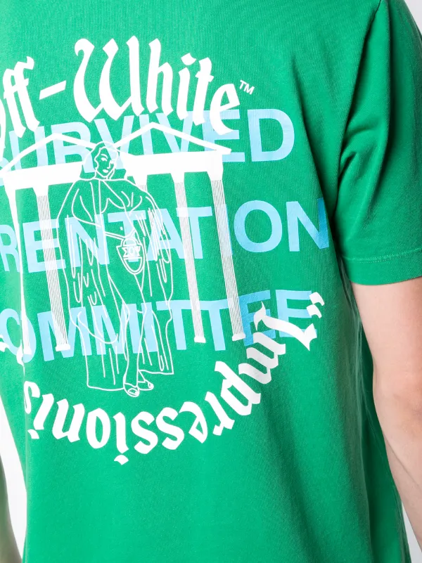 off white impressionism green