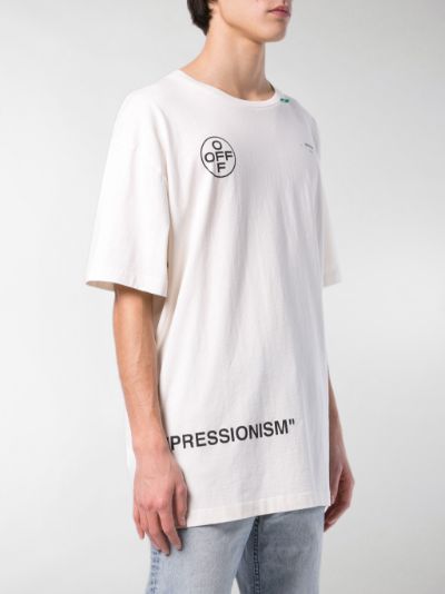 impressionism off white t shirt