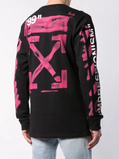 off white stencil logo t shirt