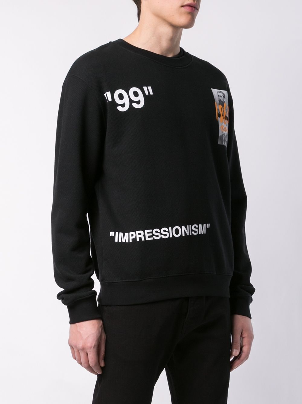 Off-White Crew Neck Sweatshirt - Farfetch