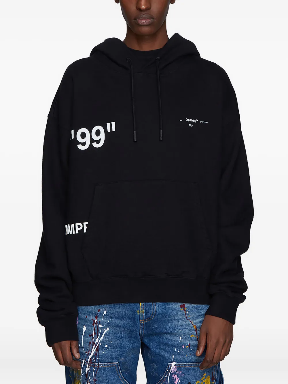 Off-White sudadera con capucha | negro | Image 1