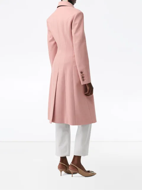 burberry double breasted wool coat