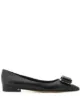 الصورة 1 من Salvatore Ferragamo حذاء باليرينا بأبليكة