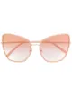 الصورة 1 من Dolce & Gabbana Eyewear نظارة شمسية بإطار عين القطة