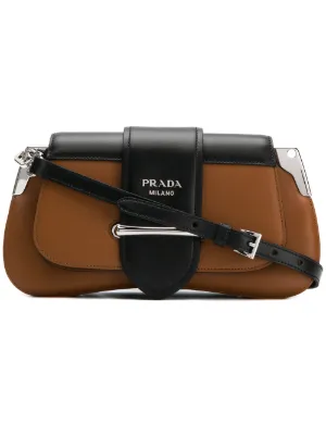 Prada Bags Luxury Women S Farfetch Prada Mini Logo Shoulder Bag