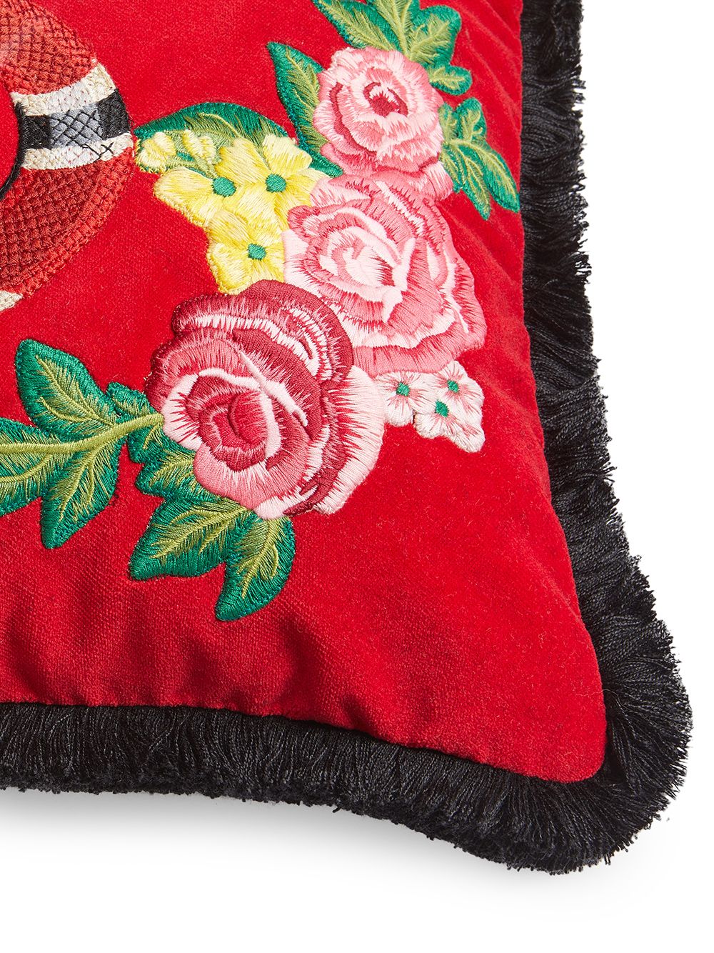 фото Gucci подушка с вышивкой 'cuscino in velluto'