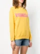 Alberta Ferretti sudadera con parche Wednesday