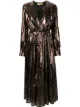 Image 1 of MSGM leopard-print sequinned dress