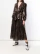 Image 2 of MSGM leopard-print sequinned dress