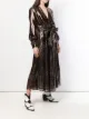 MSGM leopard-print sequinned dress