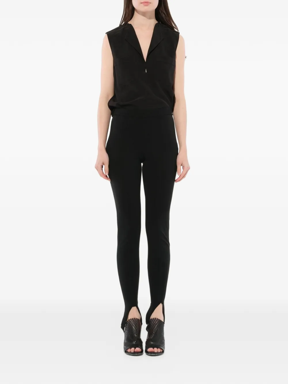 Givenchy skinny stirrup trousers Zwart