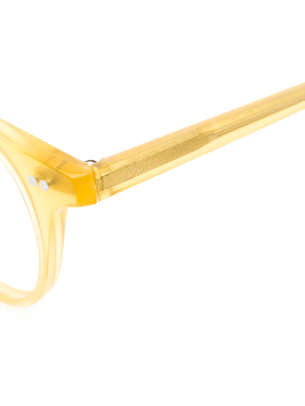  Epos Round Framed Glasses - Yellow 