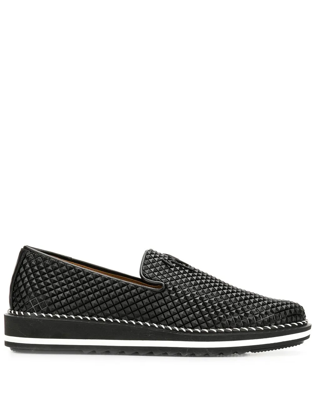 Giuseppe Zanotti Pyramid Stud Loafers - Farfetch