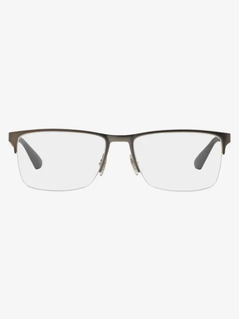 Ray-Ban rectangle-frame glasses