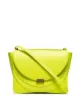 Image 1 of Wandler neon yellow Luna leather shoulder bag