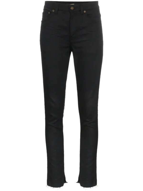 high waisted skinny leg pants