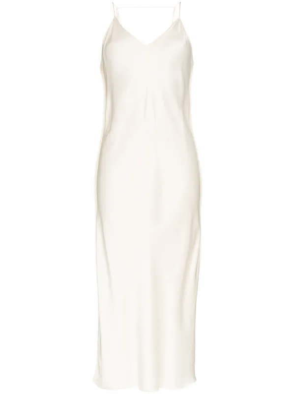 Helmut Lang Satin Midi Slip Dress 614 Buy Ss19 Online Fast