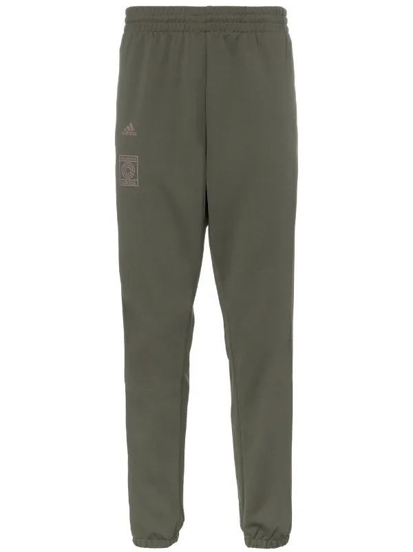 Adidas Calabasas Stripe Print Sweat Pants Green FARFETCH