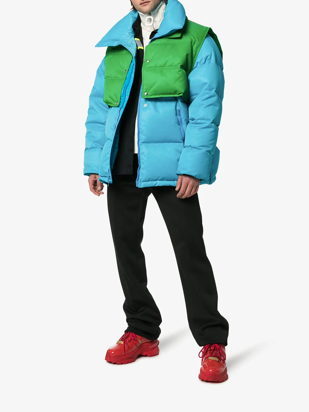 Calvin Klein 205w39nyc Jackets CALVIN KLEIN 205W39NYC COLOUR-BLOCK PADDED JACKET