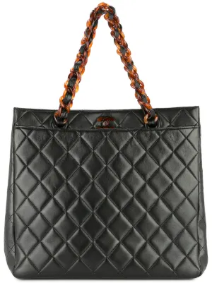 chanel plastic tote