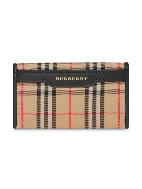 1983 check and leather card case
