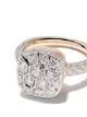 Pomellato 18kt rose and white gold Nudo diamond ring