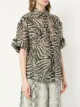 Zimmermann fading zebra print blouse