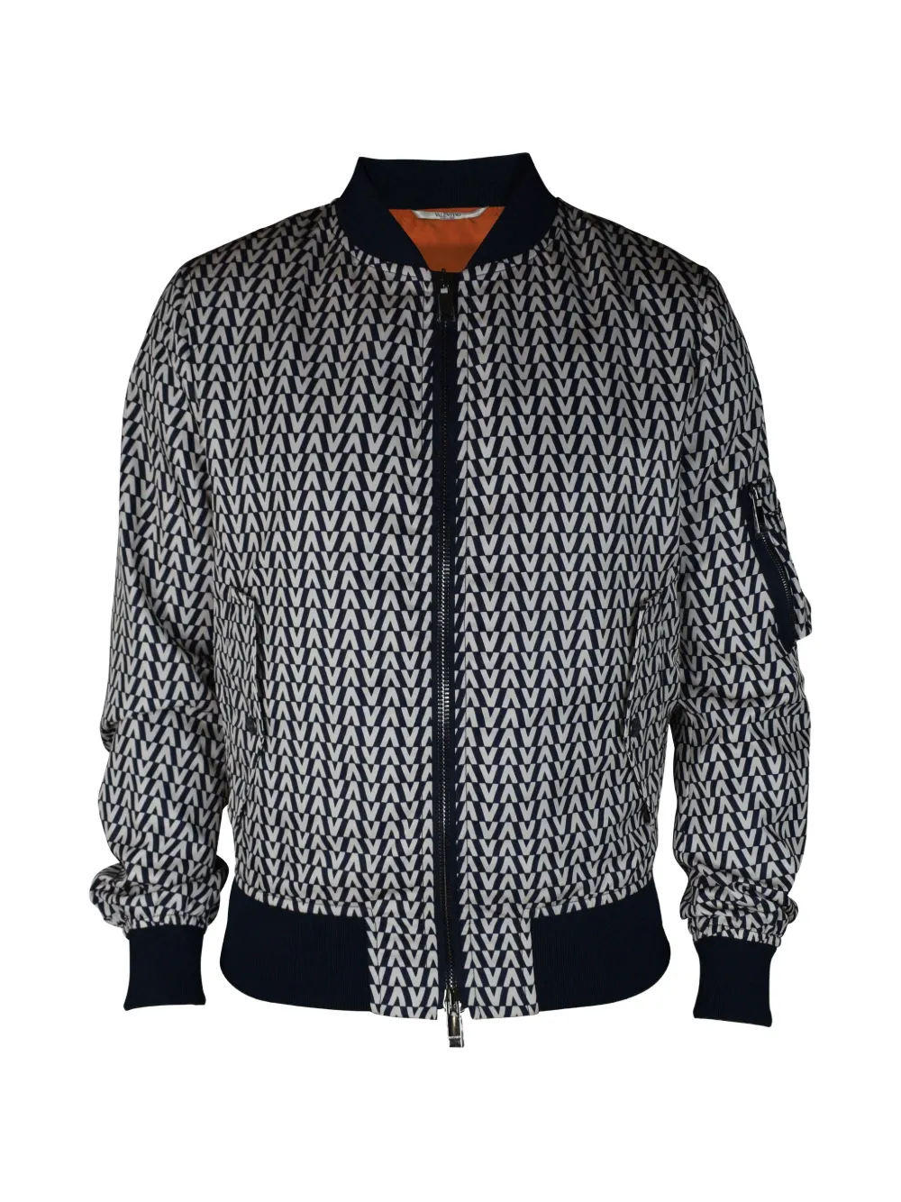 Valentino Garavani logo-print bomber jacket