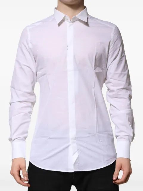 Dolce & Gabbana chemise bicolore à logo