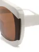 Marni Eyewear oversized frame sunglasses