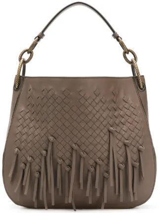 Bottega Veneta Loop Hobo Bag In Intrecciato Brio Farfetch Bottega Veneta Loop Hobo Bag In Intrecciato Brio