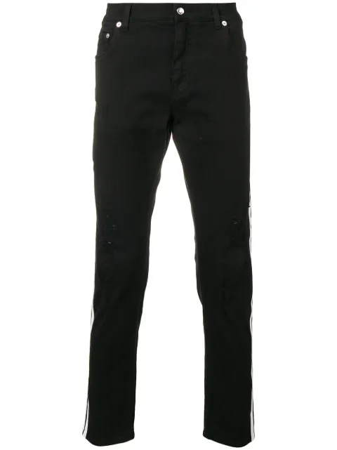 Dolce & Gabbana contrasting side stripes jeans