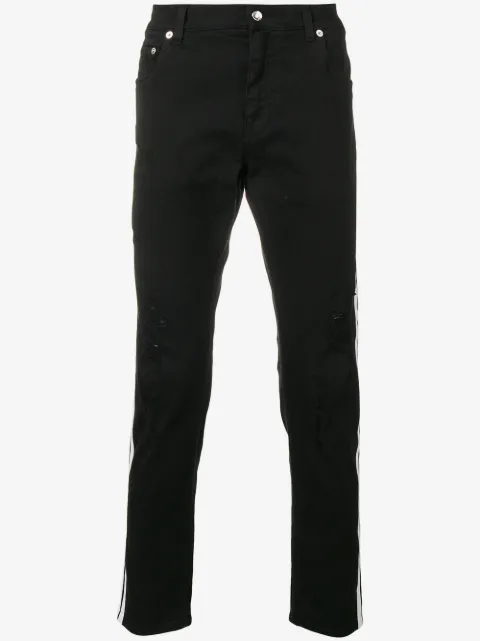 Dolce & Gabbana contrasting side stripes jeans