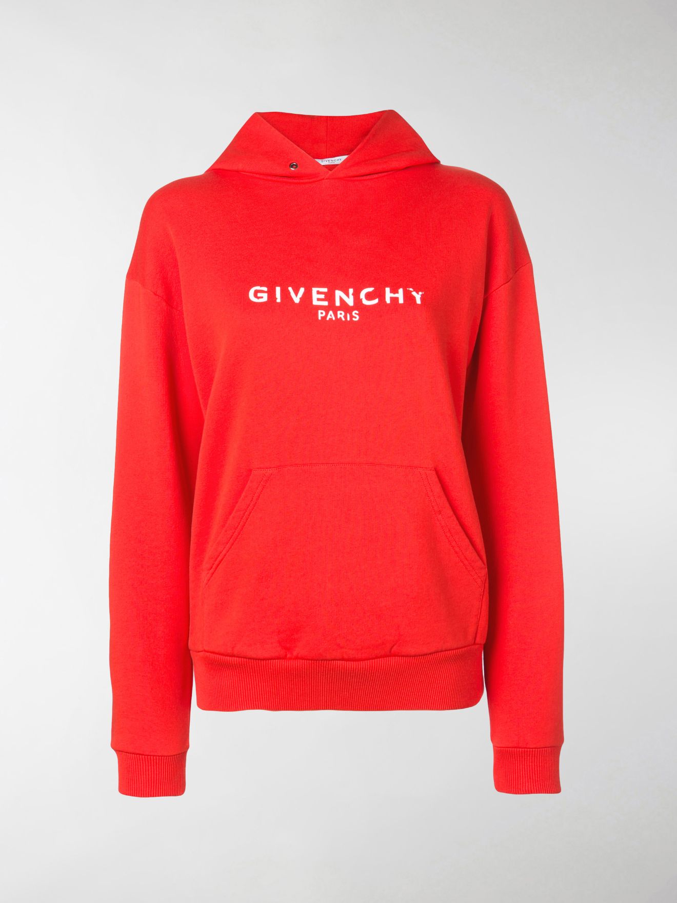 Givenchy logo hoodie red | MODES