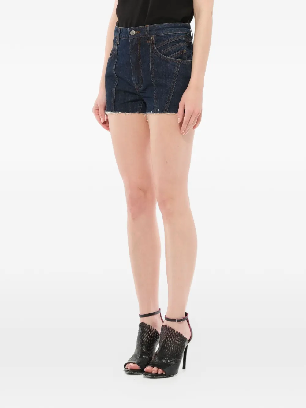  Givenchy Pantalones Vaqueros Cortos Clásicos - Azul 