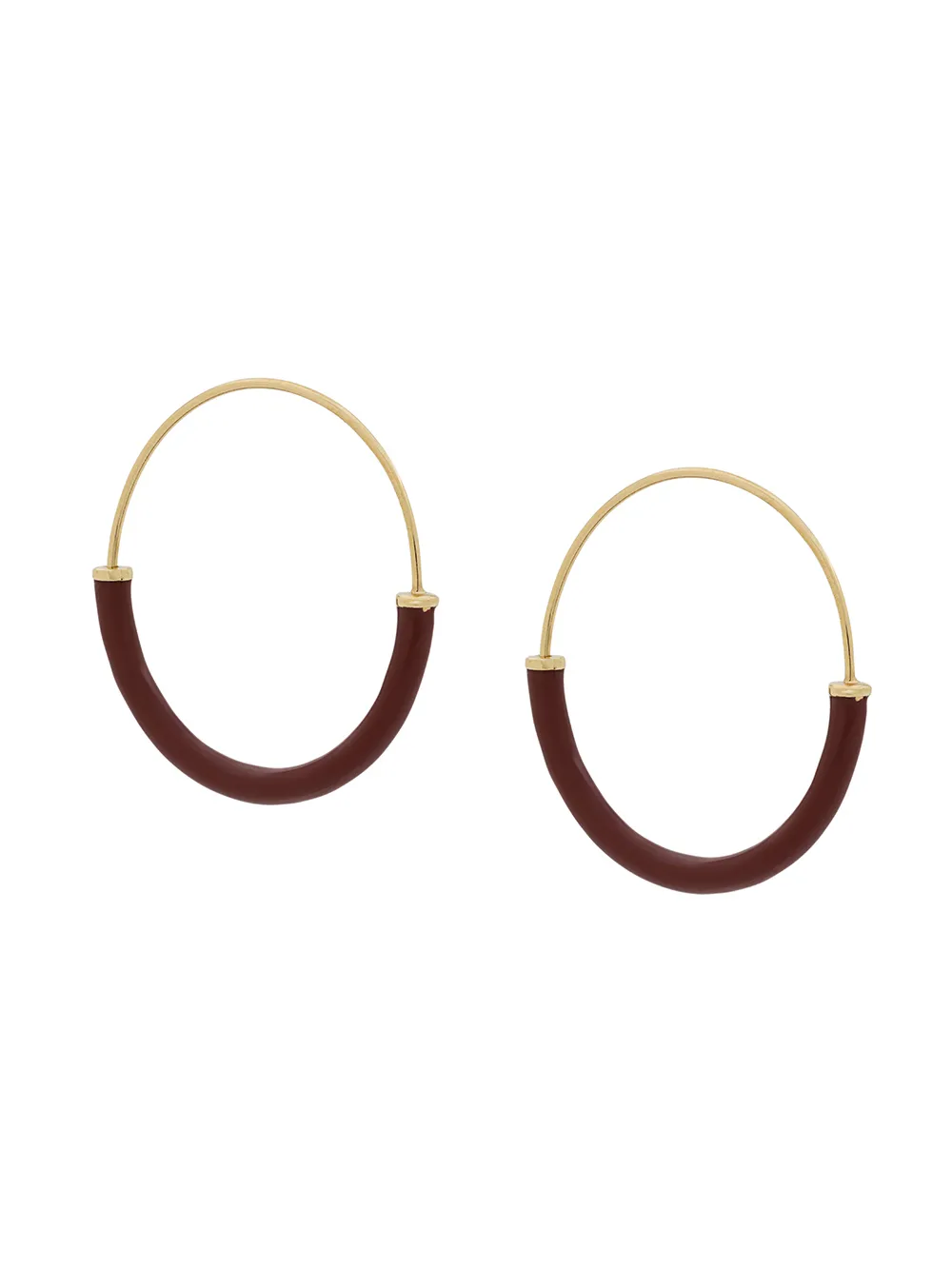 Maria Black Serendipity Medium Color Pop hoop earrings Maria Black Serendipity Medium Color Pop hoop earrings
