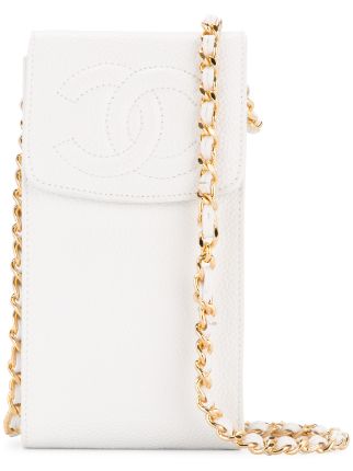CHANEL Pre-Owned Chain Phone Case Bag - Farfetch