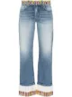 Image 1 of Alanui fringed beaded boyfriend jeans
